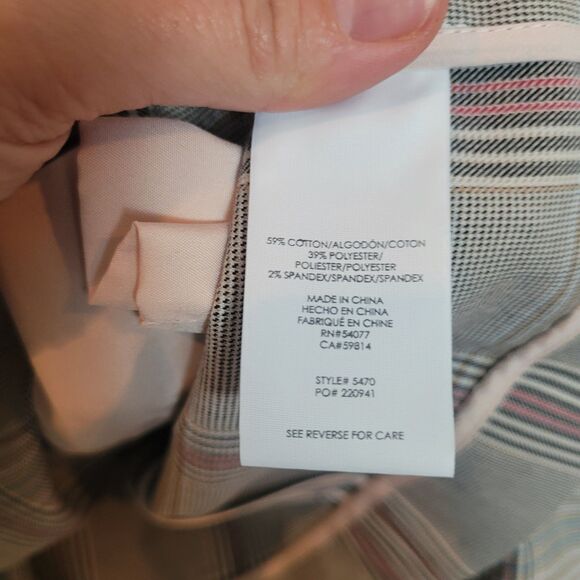 Cabi Sleuth Blazer Women's Size 8 Gray Plaid Relaxed Fit Preppy Office Career - Picture 11 of 14